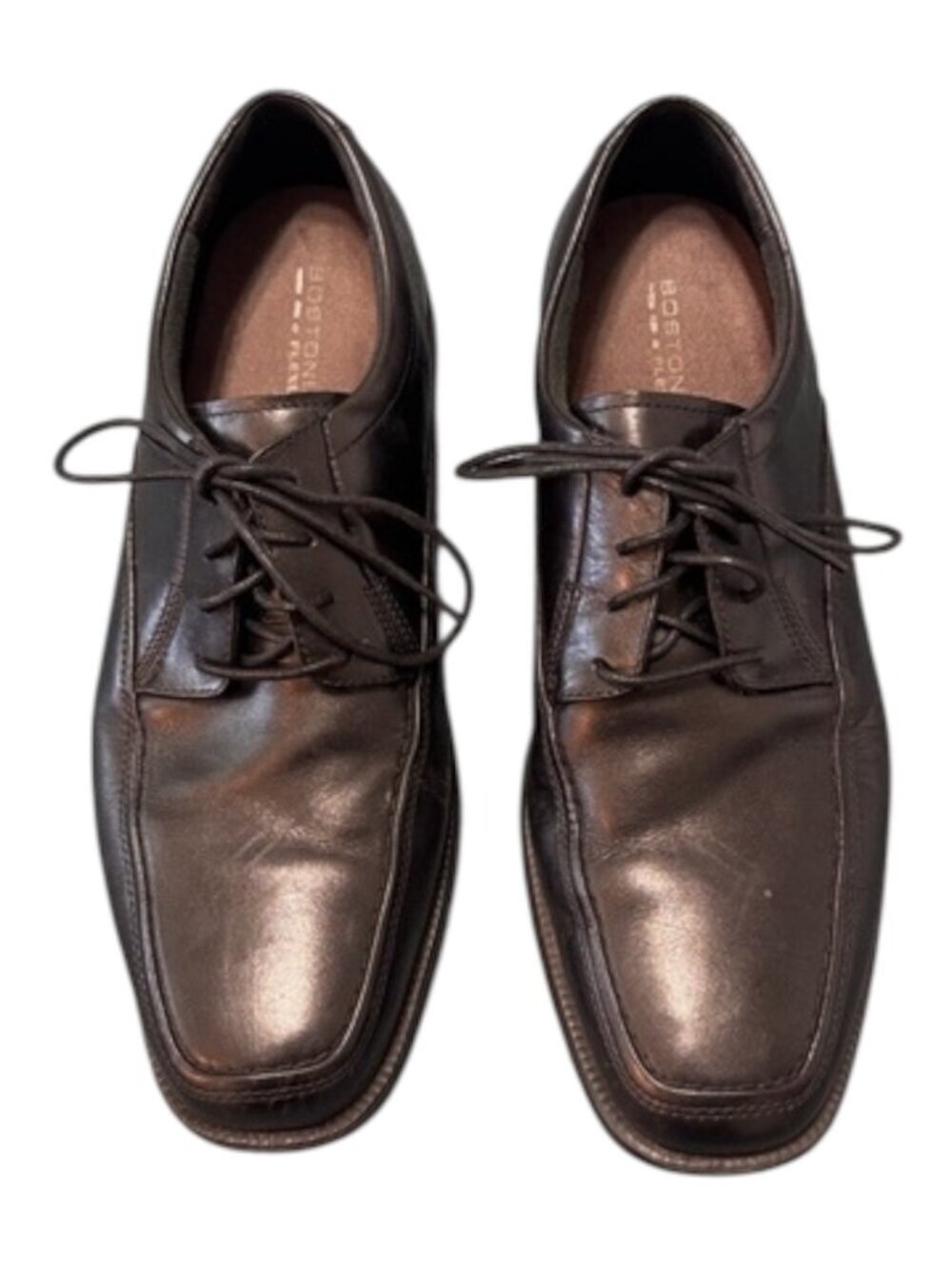Bostonian Leather Lace-Up Oxfords Shoes Men's Size 12M Black 25885